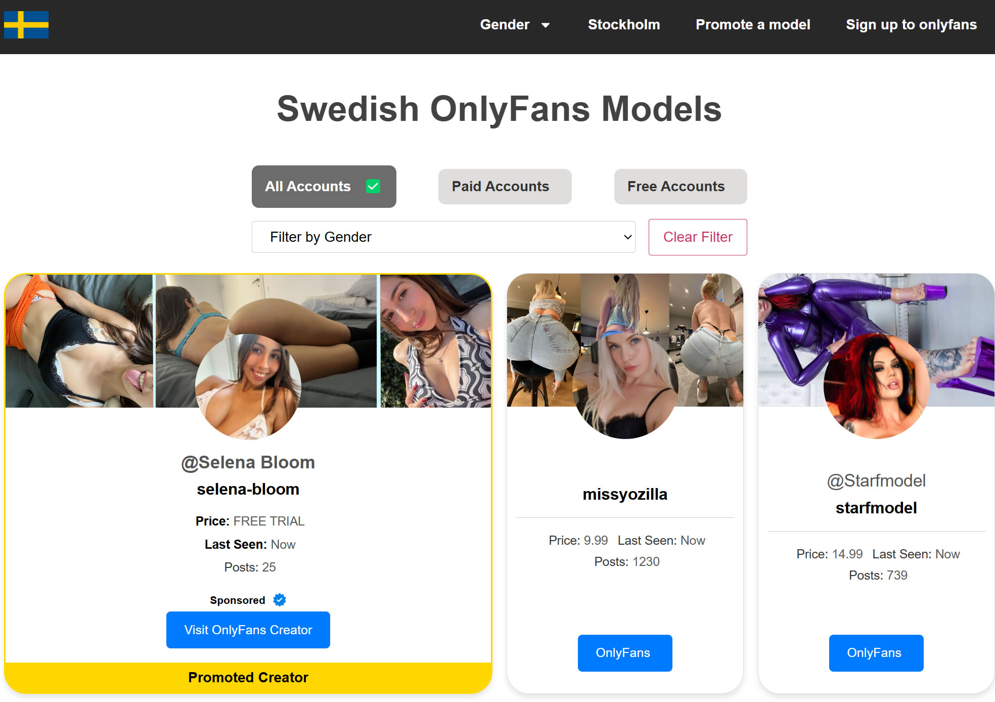 Swedish OnlyFans